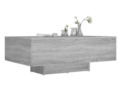 Mesa De Centro| Mesa de centro | Mesa de apoio 85x55x31 cm derivados de madeira sonoma Cinzento