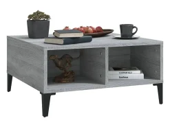Mesa de centro | Mesa de apoio 60x60x30 cm derivados de madeira sonoma^ Mesa De Centro