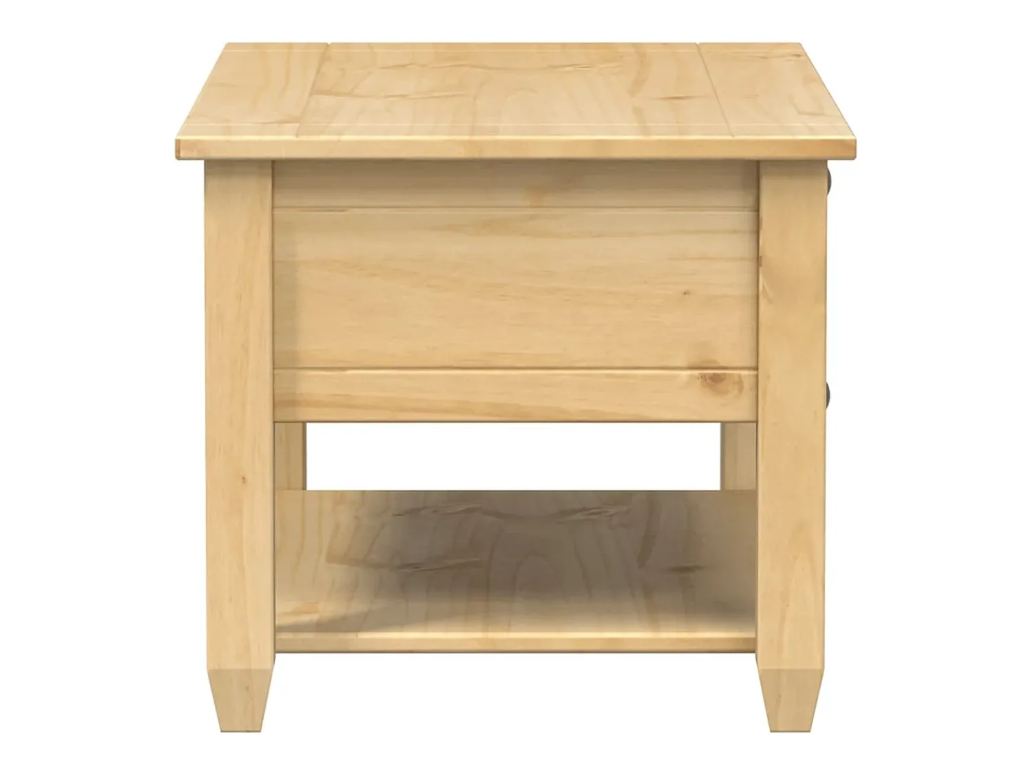 Mesa de centro | Mesa de apoio com gavetas Corona 85x50x45 cm pinho maciço^ Mesa De Centro