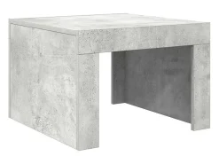 Mesa De Centro| Mesa de centro | Mesa de apoio 50x50x35 cm derivados de madeira sonoma Cinzento