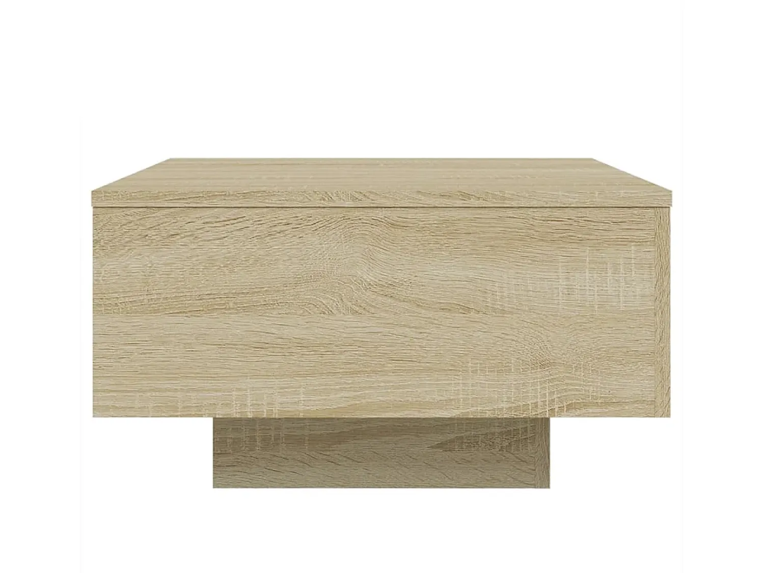Mesa de centro | Mesa de apoio 55x55x31 cm derivados de madeira carvalho sonoma Castanho