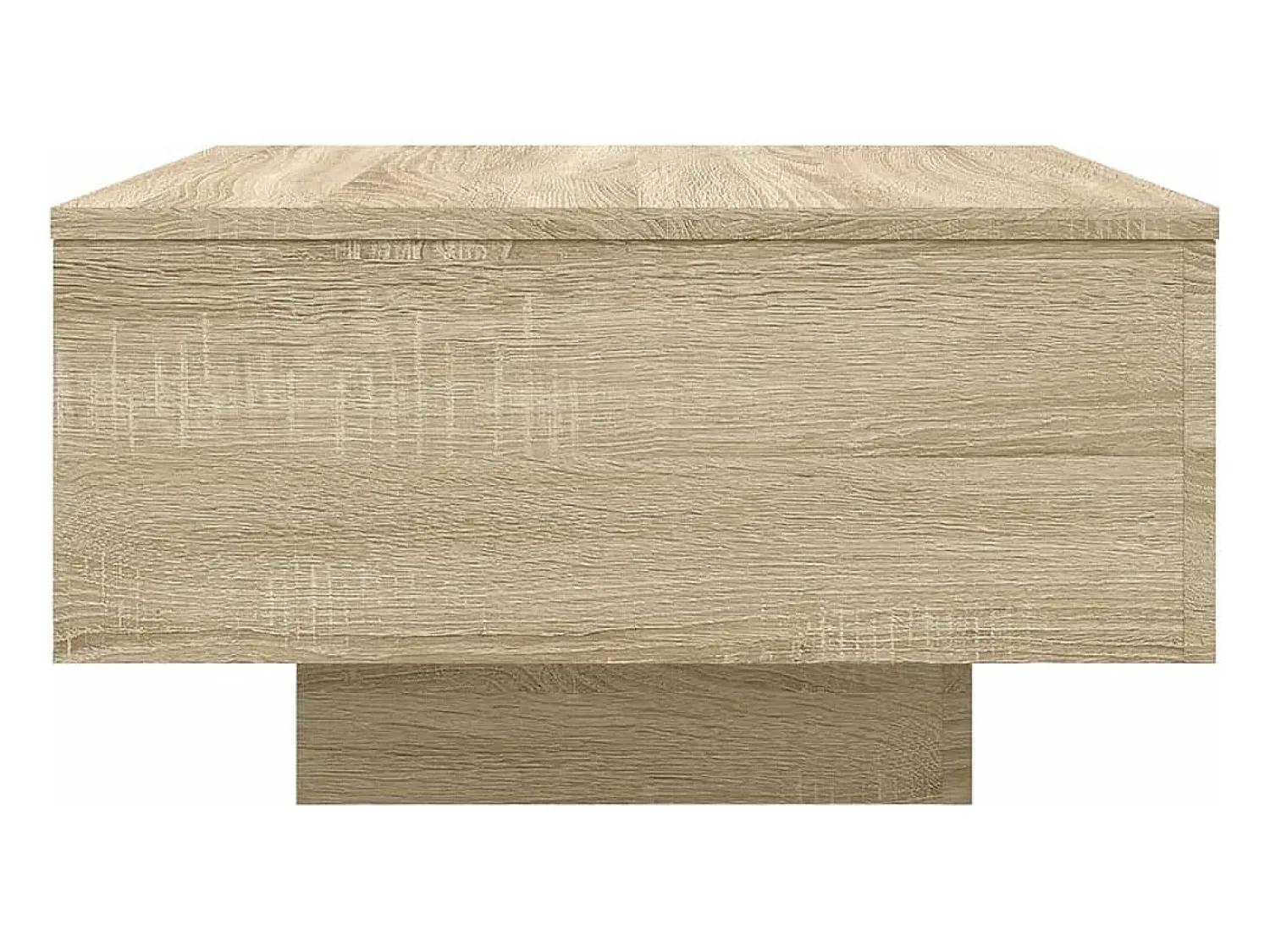 Mesa de centro | Mesa de apoio 55x55x31 cm derivados de madeira carvalho sonoma Castanho