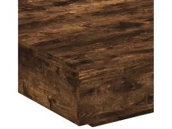 Mesa de centro | Mesa de apoio 100x100x31 cm derivados madeira carvalho fumado^ Mesa De Centro