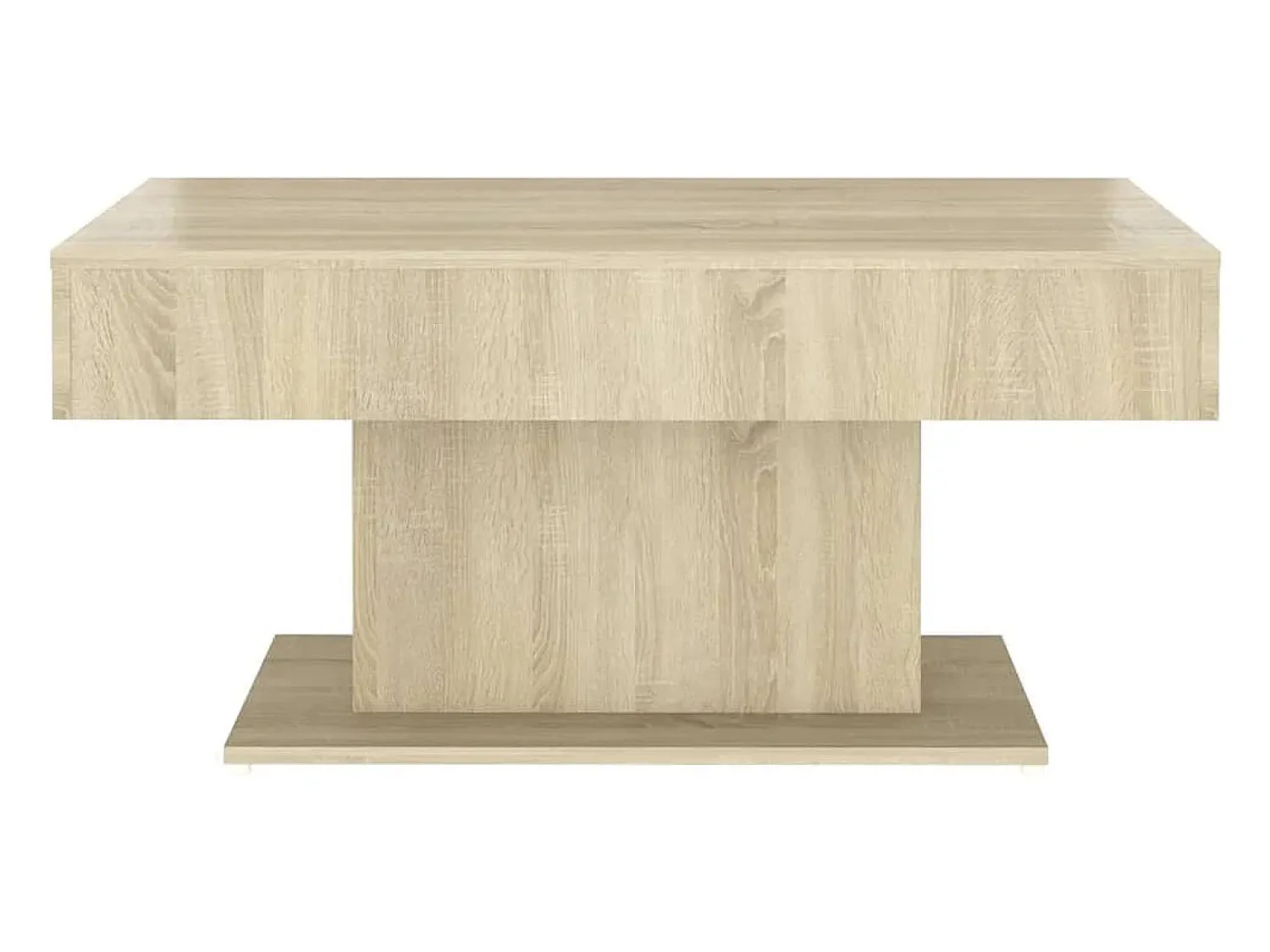 Mesa De Centro* Mesa de centro | Mesa de apoio 96x50x45 cm derivados de madeira carvalho sonoma Castanho