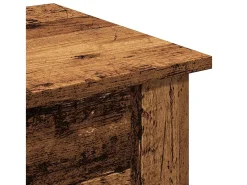 Mesa De Centro| Mesa de centro | Mesa de apoio 40x40x42 cm derivados de madeira madeira velha Castanho