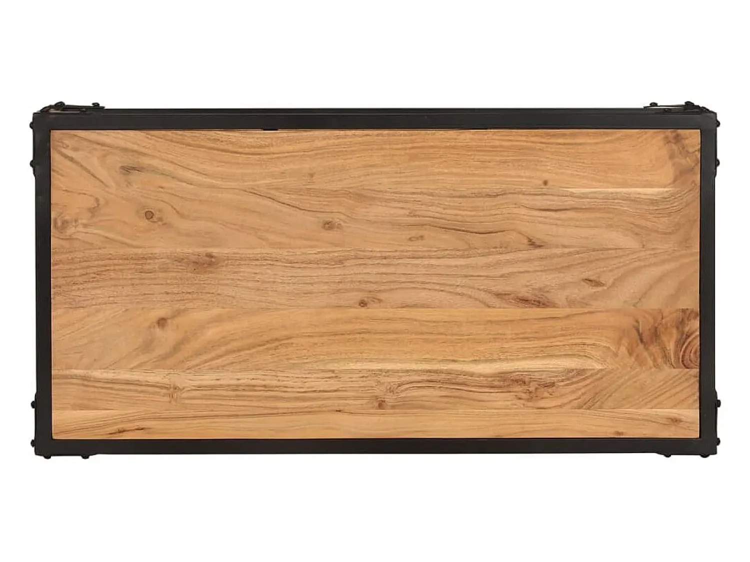 Mesa De Centro* Mesa de centro | Mesa de apoio | Mesa de café 90x45x35 cm madeira de acácia maciça Castanho