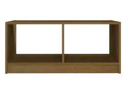 Mesa de centro | Mesa de apoio 75x50x33.5 cm pinho maciço mel^ Mesa De Centro