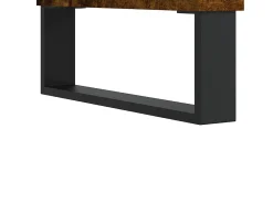 Mesa De Centro* Mesa de centro | Mesa de apoio 90x44.5x45 cm derivados madeira carvalho fumado Castanho