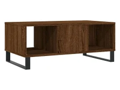 Mesa de centro | Mesa de apoio 90x50x36.5cm derivados madeira carvalho^ Mesa De Centro