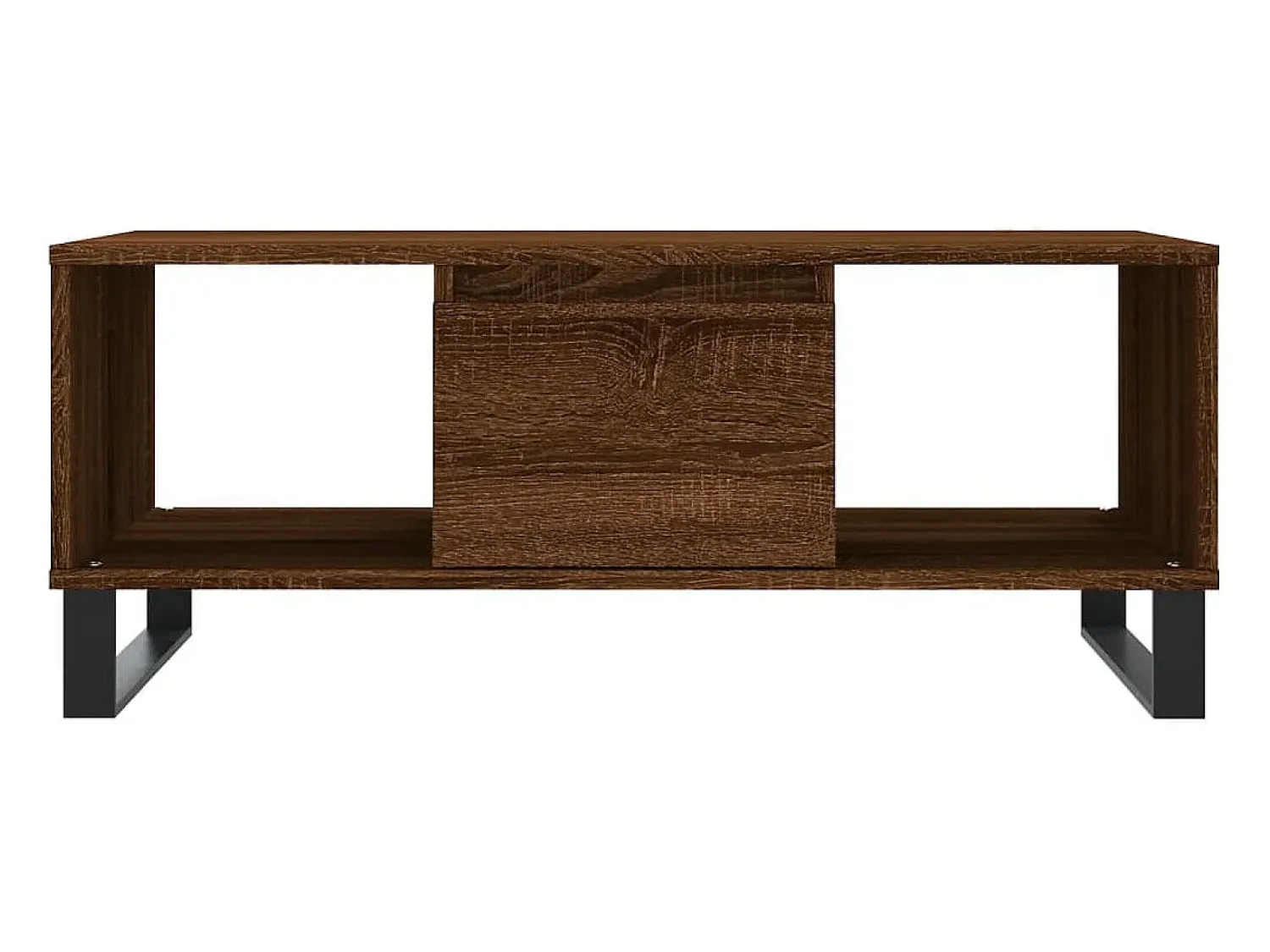 Mesa de centro | Mesa de apoio 90x50x36.5cm derivados madeira carvalho^ Mesa De Centro