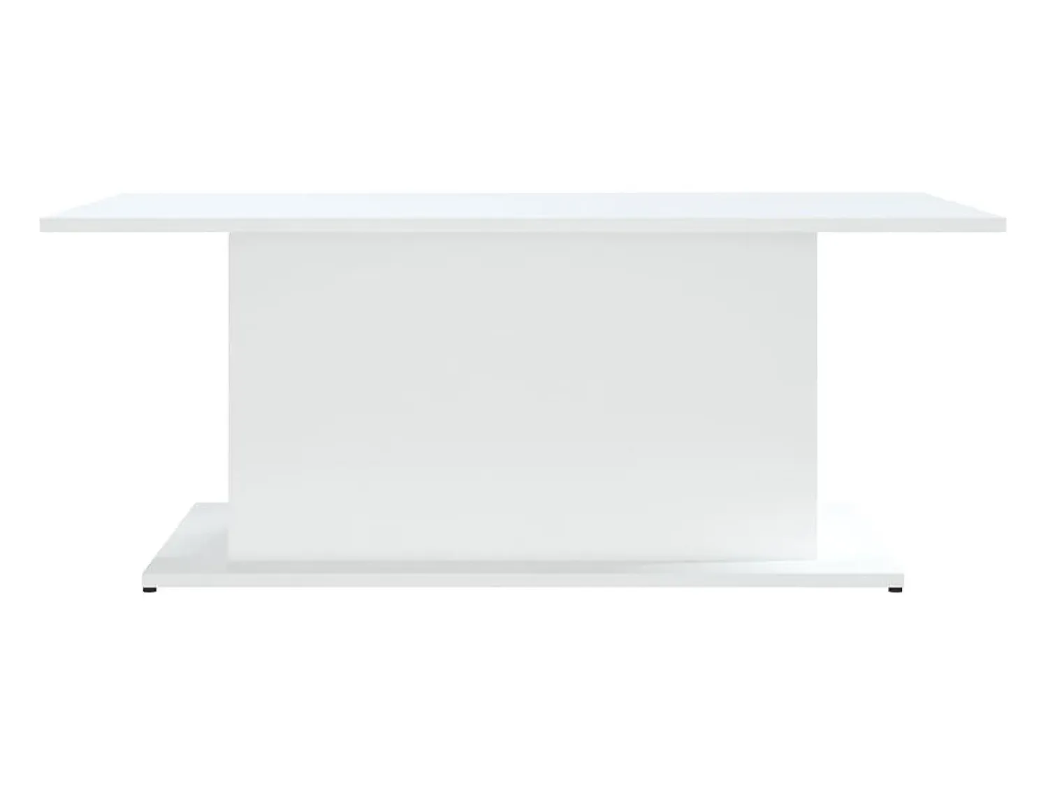 Mesa De Centro* Mesa de centro | Mesa de apoio 102x55.5x40 cm derivados de madeira Branco