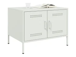 Best Mesa de centro | Mesa de apoio 68x50x50.5 cm aço Branco