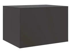 Mesa De Centro* Mesa de centro | Mesa de apoio 67x50x44 cm aço Preto