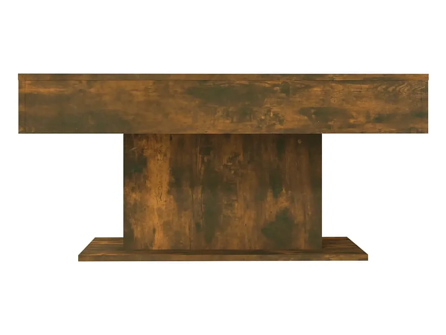Mesa de centro | Mesa de apoio 96x50x45 cm derivados de madeira carvalho fumado^ Mesa De Centro