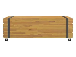 Clearance Mesa de centro | Mesa de apoio | Mesa de café 110x45x35 cm madeira maciça teca Castanho
