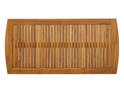 Mesa De Centro| Mesa de centro | Mesa de apoio | Mesa de café 102x50x43 cm madeira de acácia maciça Castanho