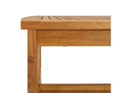 Mesa De Centro| Mesa de centro | Mesa de apoio | Mesa de café 102x50x43 cm madeira de acácia maciça Castanho