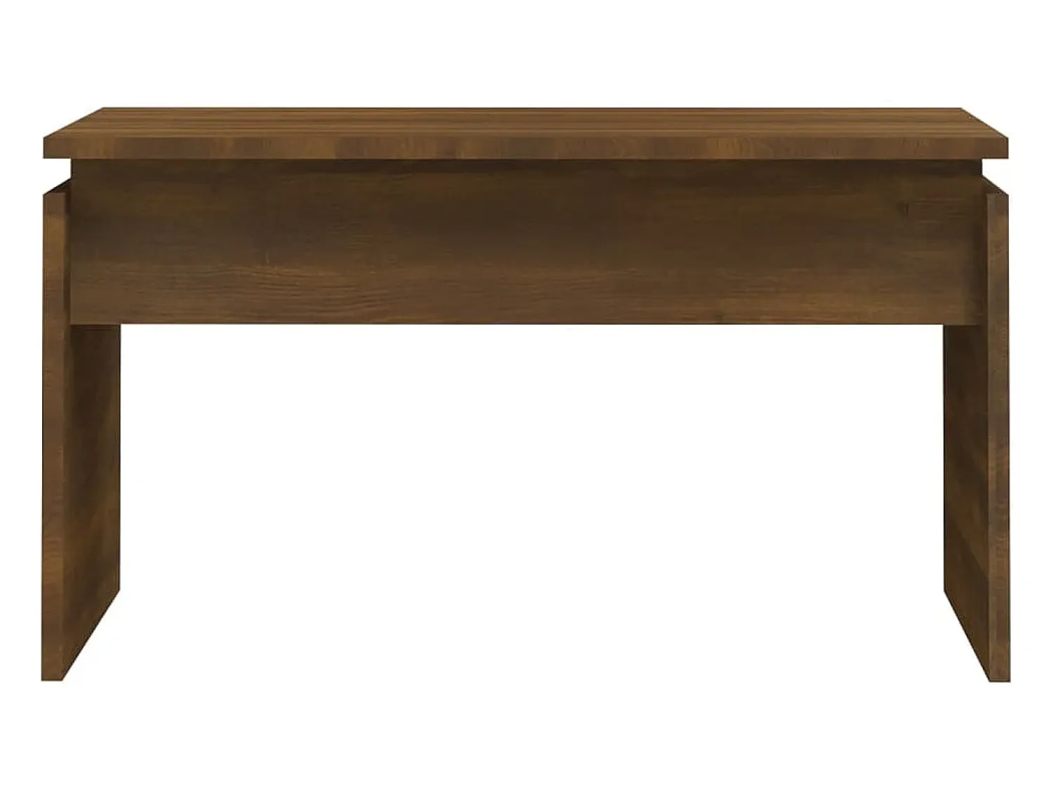 Mesa de centro | Mesa de apoio 68x50x38 cm derivados de madeira carvalho^ Mesa De Centro