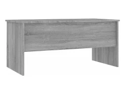 Mesa De Centro| Mesa de centro | Mesa de apoio 102x50.5x46.5 cm madeira processada sonoma cinza Cinzento