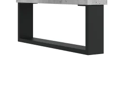 Mesa de centro | Mesa de apoio 90x44.5x45 derivados de madeira cimento Cinzento