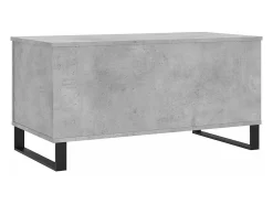 Mesa de centro | Mesa de apoio 90x44.5x45 derivados de madeira cimento Cinzento