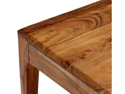 Clearance Mesa de centro | Mesa de apoio em madeira maciça 88x50x38 cm Castanho