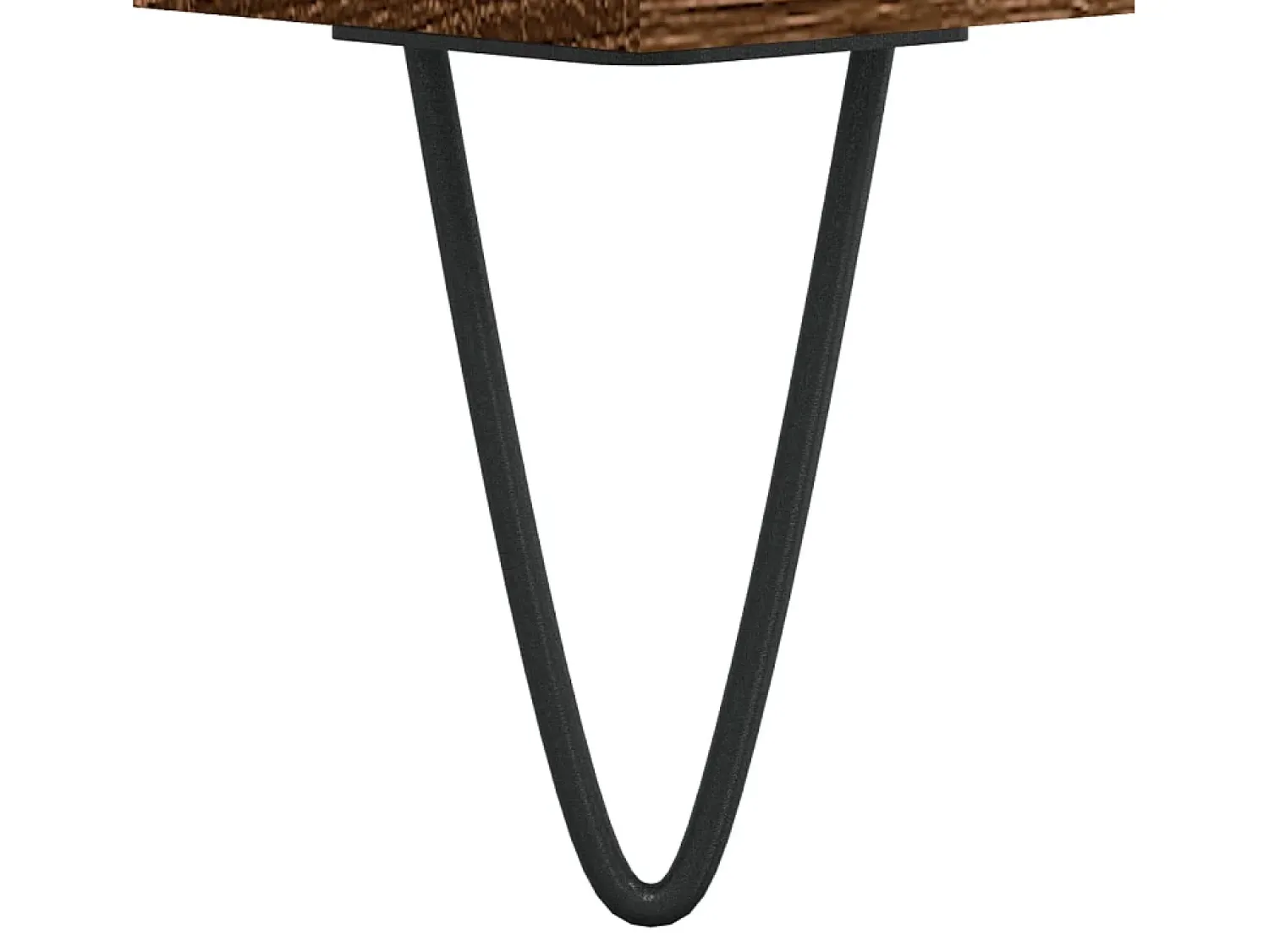 Best Mesa de centro | Mesa de apoio 50x50x40 cm derivados madeira carvalho Castanho