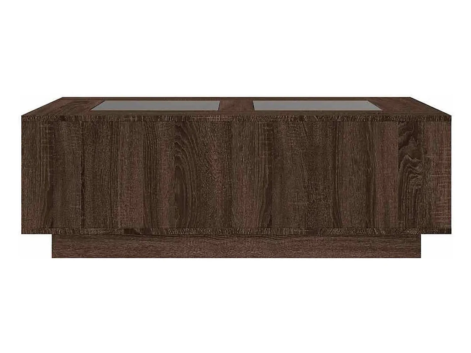 Mesa de centro | Mesa de apoio luzes LED Infinity 116x69x40 cm carvalho^ Mesa De Centro