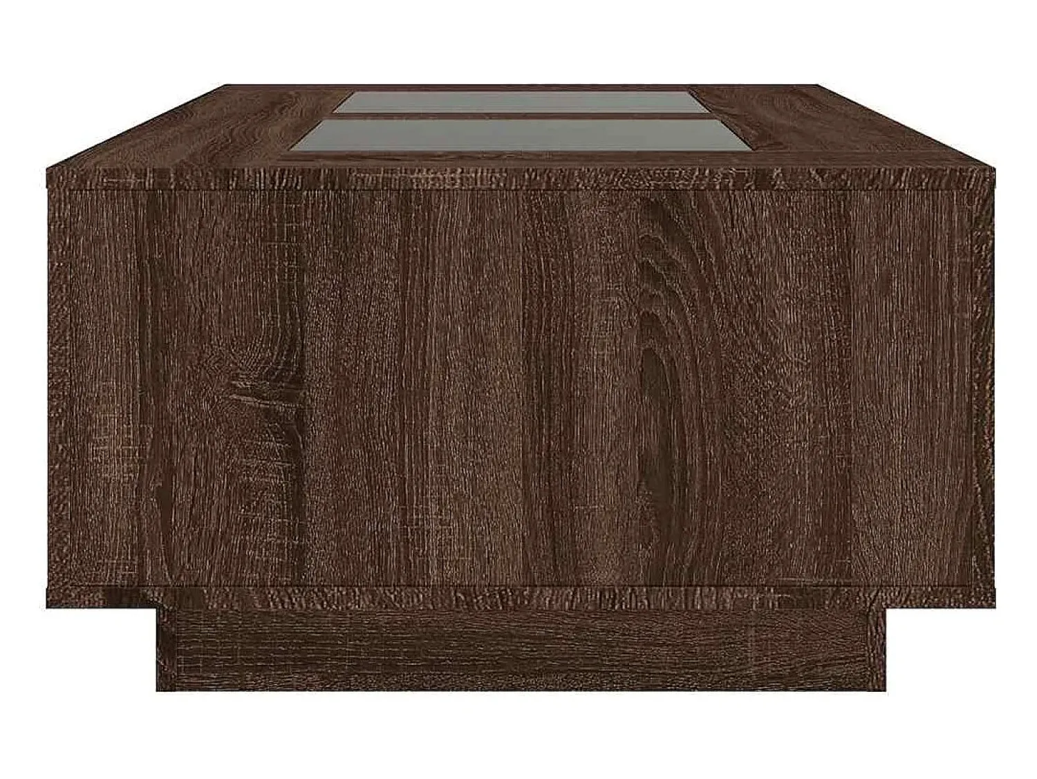Mesa de centro | Mesa de apoio luzes LED Infinity 116x69x40 cm carvalho^ Mesa De Centro