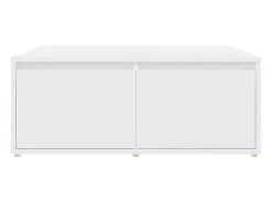 Mesa De Centro* Mesa de centro | Mesa de apoio 80x80x31 cm derivados de madeira Branco