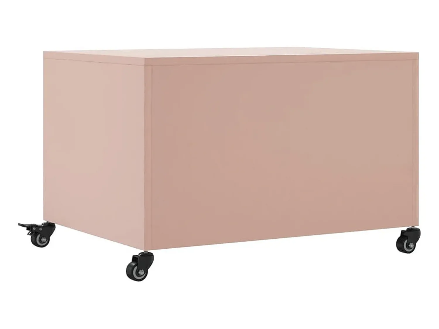 Clearance Mesa de centro | Mesa de apoio 68x50x43.5 cm aço Rosa