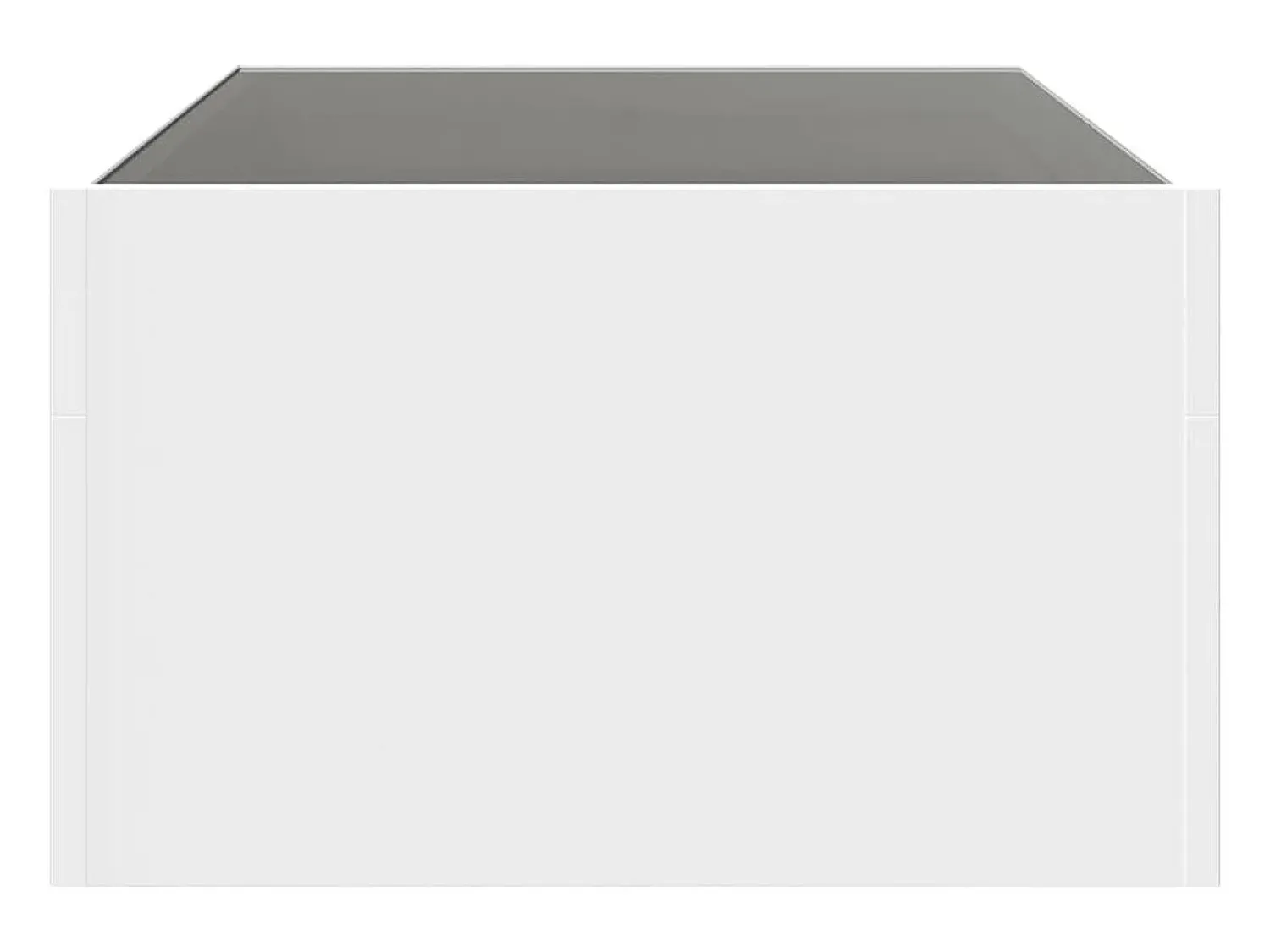 Mesa De Centro* Mesa de centro | Mesa de apoio com luzes LED Infinity 90x50x30 cm Branco