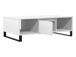 Mesa De Centro* Mesa de centro | Mesa de apoio 104x60x35 cm derivados de madeira Branco