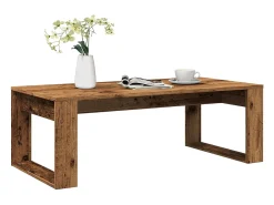 Mesa de centro | Mesa de apoio | Mesa de café 102x50x35 cm derivados de madeira madeira velha^ Mesa De Centro