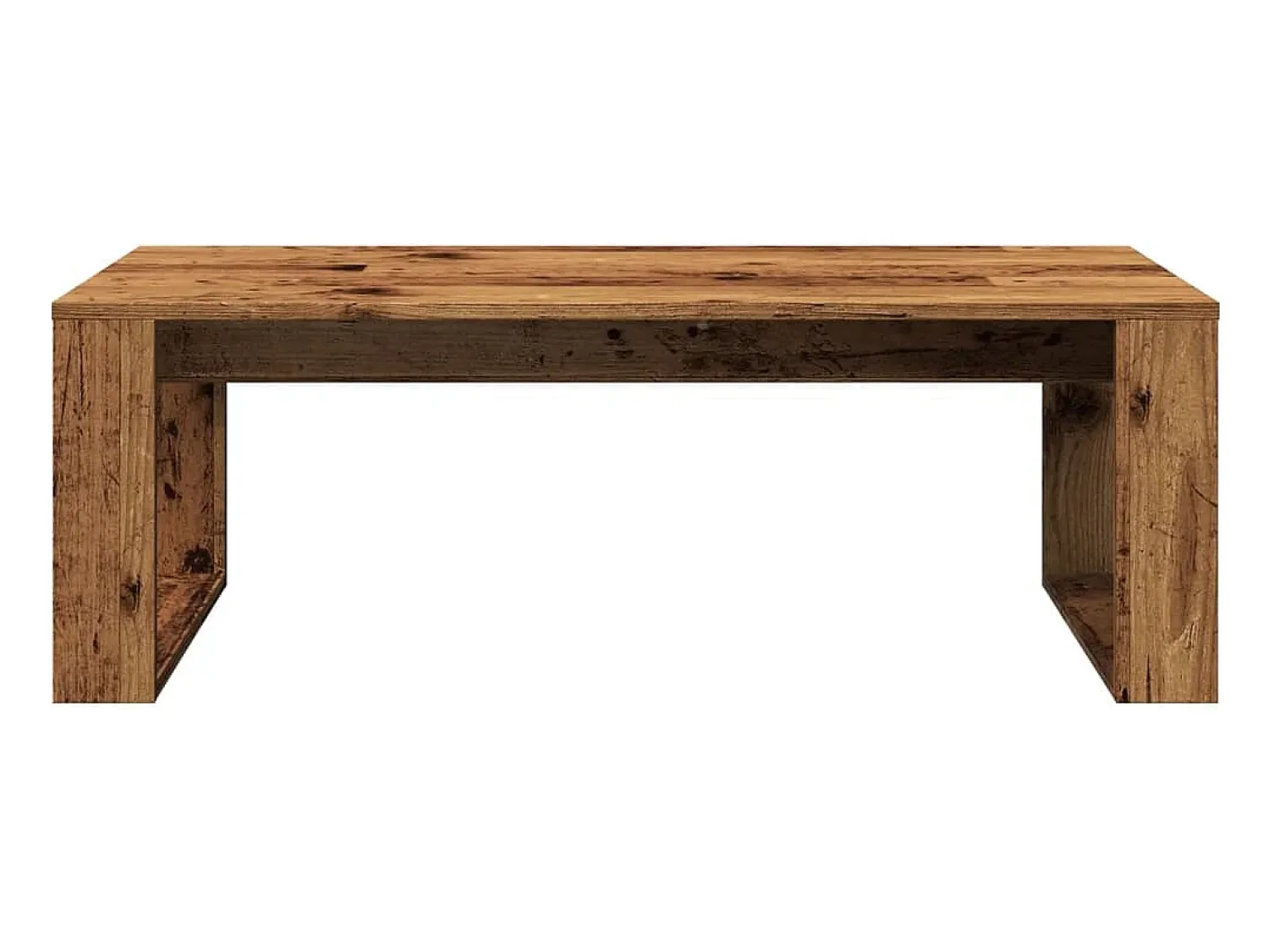 Mesa de centro | Mesa de apoio | Mesa de café 102x50x35 cm derivados de madeira madeira velha^ Mesa De Centro