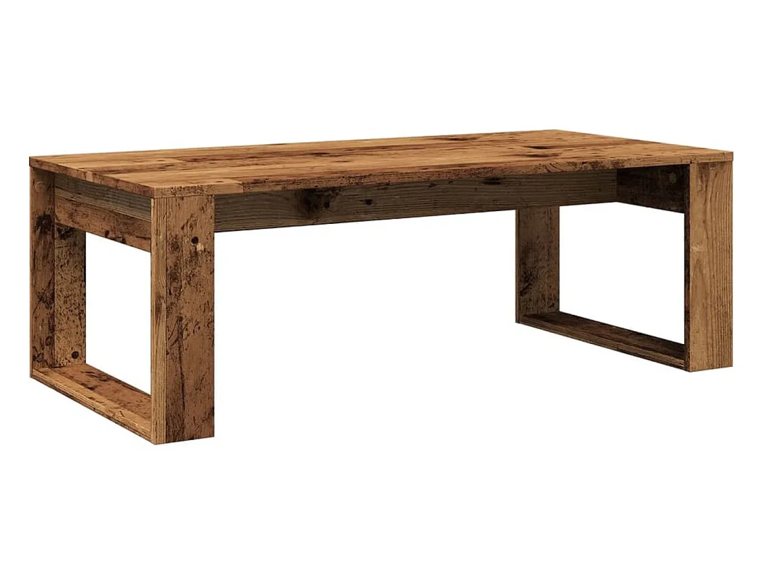 Mesa de centro | Mesa de apoio | Mesa de café 102x50x35 cm derivados de madeira madeira velha^ Mesa De Centro