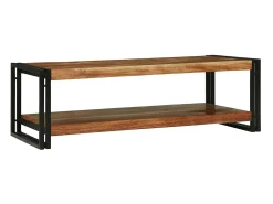 Clearance Mesa de centro | Mesa de apoio | Mesa de café Madeira de acácia maciça Castanho