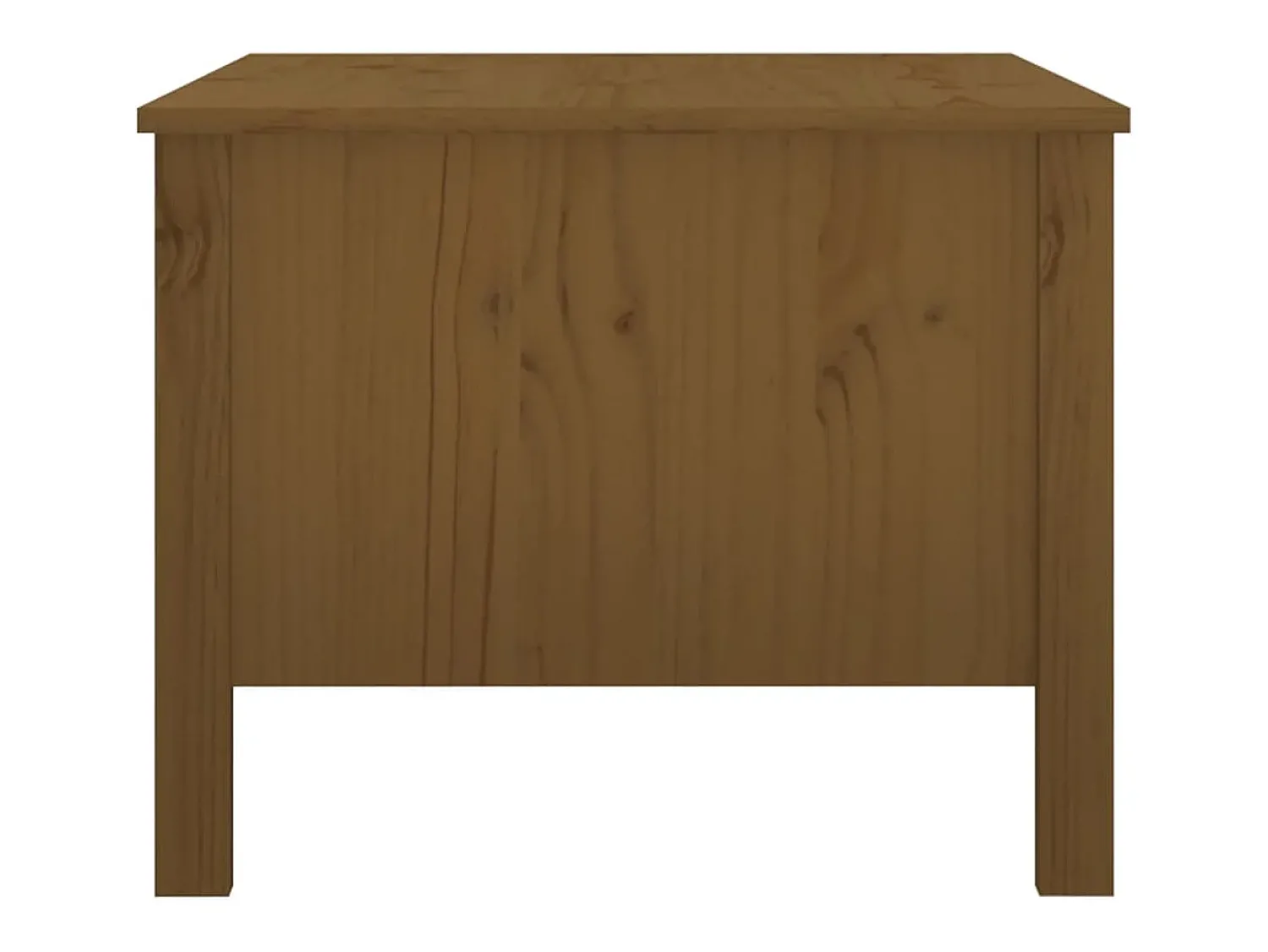Online Mesa de centro | Mesa de apoio 100x50x40 cm pinho maciço mel Castanho