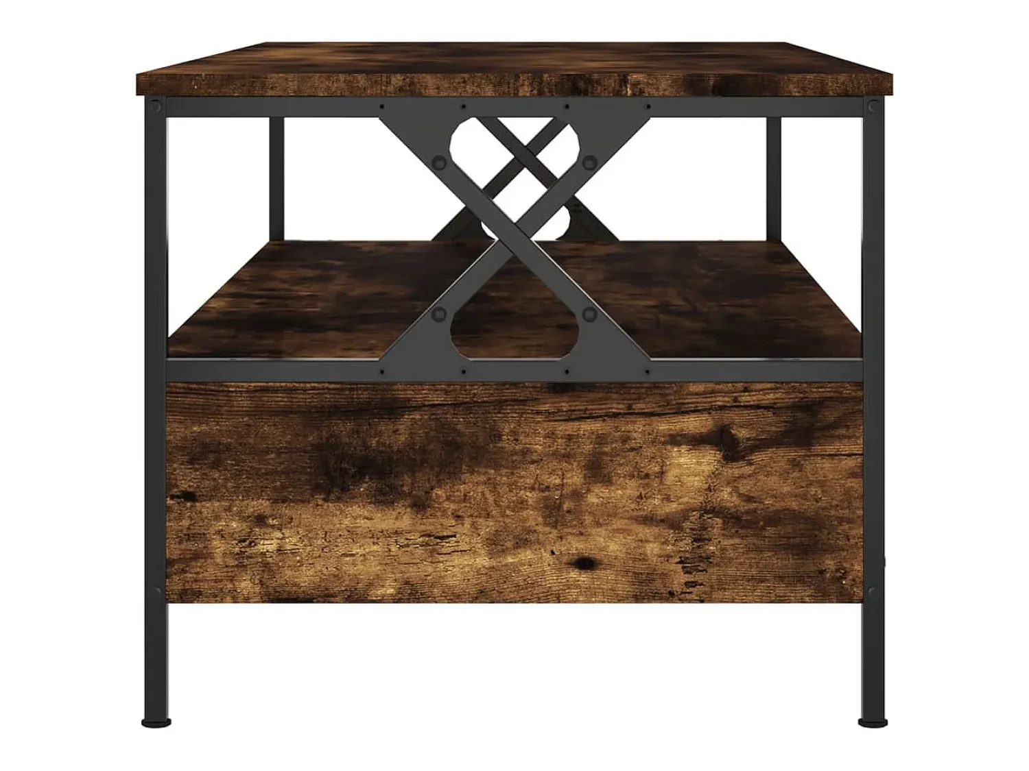 Mesa de centro | Mesa de apoio 100x51x45 cm derivados madeira carvalho fumado^ Mesa De Centro