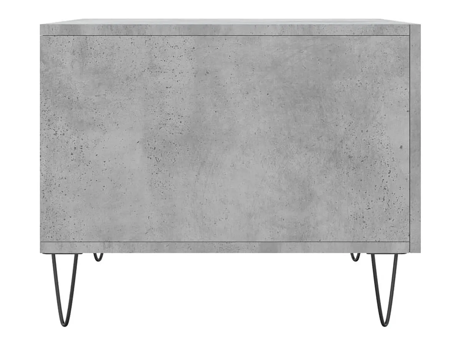 Discount Mesa de centro | Mesa de apoio 50x50x40 cm madeira processada cinza cimento Cinzento