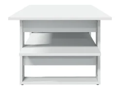 Mesa De Centro* Mesa de centro | Mesa de apoio 102x55x42 cm derivados de madeira Branco