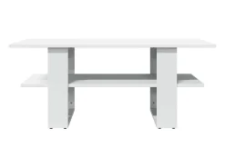 Mesa De Centro* Mesa de centro | Mesa de apoio 102x55x42 cm derivados de madeira Branco