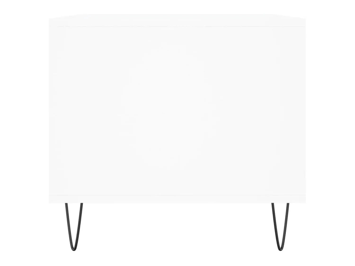 Mesa De Centro| Mesa de centro | Mesa de apoio 90x49x45 cm derivados de madeira Branco