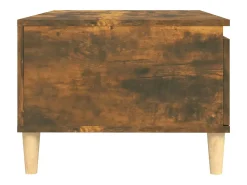 Mesa de centro | Mesa de apoio 90x50x36.5 cm derivados madeira carvalho fumado^ Mesa De Centro