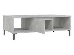 Mesa De Centro| Mesa de centro | Mesa de apoio derivados de madeira cimento Cinzento