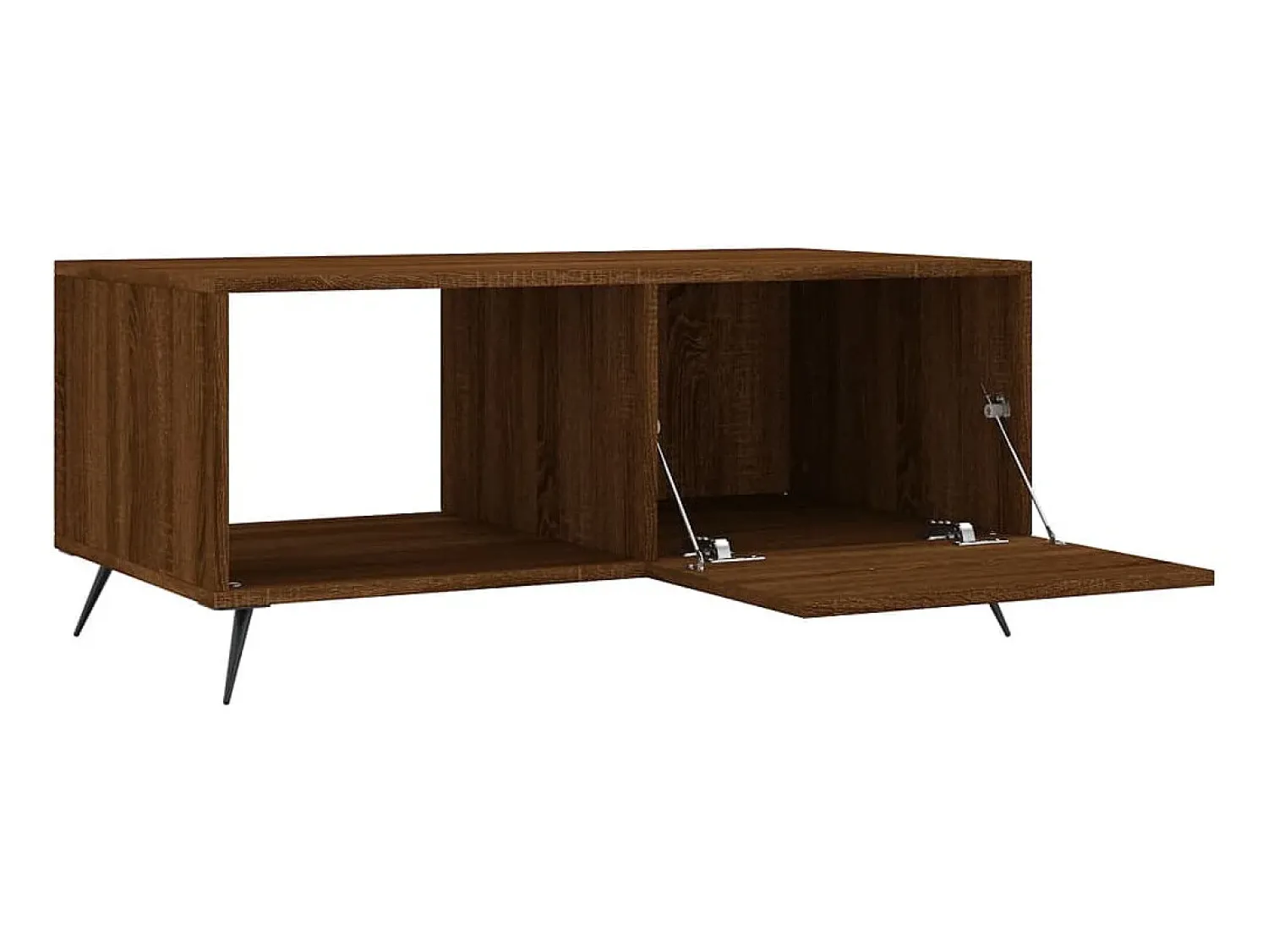 Mesa de centro | Mesa de apoio 90x50x40 cm derivados de madeira carvalho^ Mesa De Centro