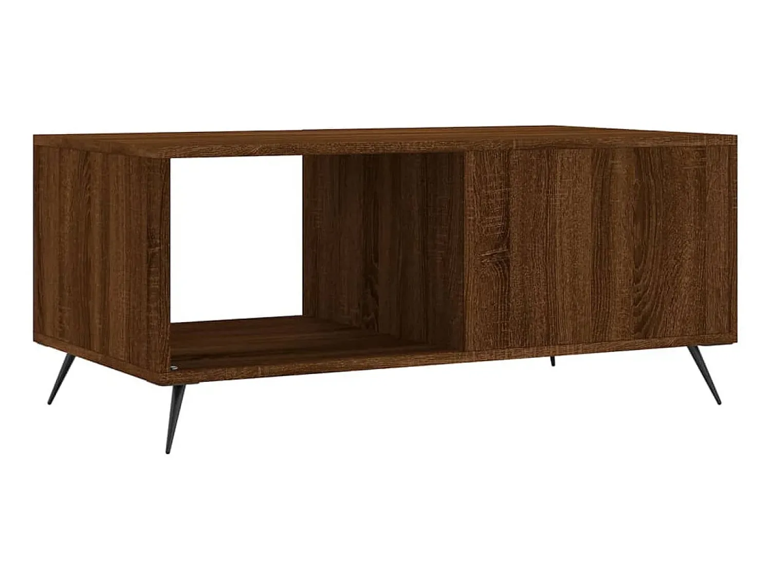 Mesa de centro | Mesa de apoio 90x50x40 cm derivados de madeira carvalho^ Mesa De Centro