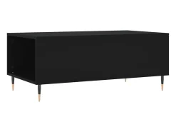 Hot Mesa de centro | Mesa de apoio 90x50x36.5 cm derivados de madeira Preto