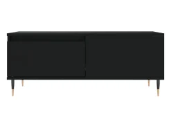 Hot Mesa de centro | Mesa de apoio 90x50x36.5 cm derivados de madeira Preto