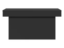Mesa De Centro* Mesa de centro | Mesa de apoio 80x55x40 cm derivados de madeira Preto